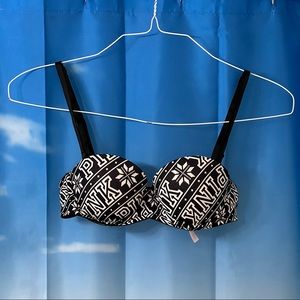 Victoria's Secret Pink Bra Wear Everywhere Multi Way Push Up Snowflake 32B